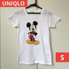 UNIQLO ユニクロ Tシャツ 白T ディズニー ミッキー