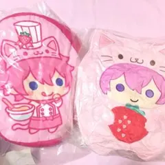 未開封2点セット さとみ あにまるぬいぐるみクッション すとぷり