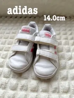 adidas スニーカー 14.0cm ピンク