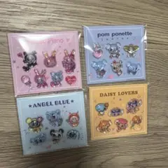 ナルミヤキャラクターズ　 ぷっくりシール　セブンイレブン　 コンプリートセット