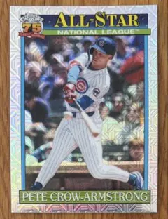 Topps Chrome ピート・クロウ＝アームストロング MLBカード