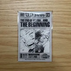 僕のヒーローアカデミア 原画展 入場特典 緑谷 爆豪