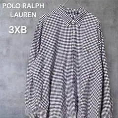 現行タグ　ポロラルフローレン チェック柄シャツ 3XB