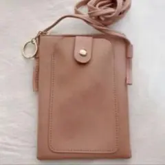 スマホショルダー スマホポーチ レディース 斜めがけ スマホバッグ ピンク