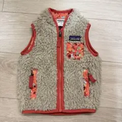 パタゴニア　レトロx ベスト　フリース　3-6m 女の子　花柄　アウター