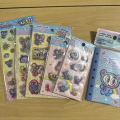 エンジェルブルー　ぷっくりエアーシール　カプセルシール　シール帳　6点セット