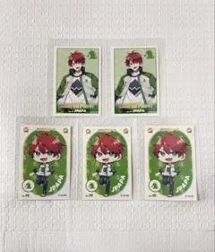 カラフルピーチ からぴち シール ステッカーコレクションガム じゃぱぱ 計5枚