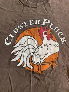 クラスター・プラック Tシャツ ブラウン GILDAN