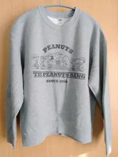 ユニクロ PEANUTS スウェット Sサイズ グレー