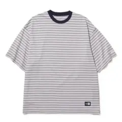 匿名配送★ニューエラ★ 半袖 Tシャツ ボーダー★ネイビー★Lサイズ