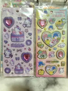 サンリオ　キラキラジュエルシール　サンリオ　チャーミーキティ　2枚セット