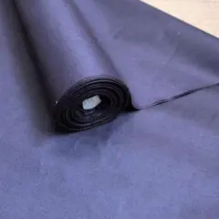 【おまとめ歓迎】高級裏地用反物 紺色　木綿　堅牢　胴裏　約40cm×11.5mのサムネイル