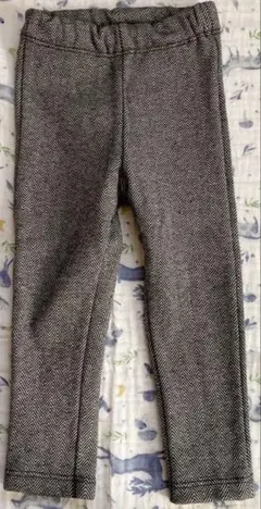 ヘリンボーン柄 裏起毛パンツ 95cm