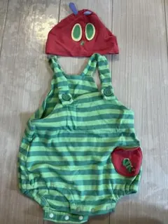 はらぺこあおむし　衣装　コスプレ　ハロウィン　ロンパース　70〜80