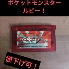 ポケモンルビー ゲームボーイアドバンス