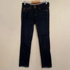 【美品】SOMETHING サムシング スキニーデニム インディゴ
