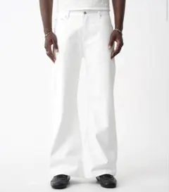Asapmode Selvedge Bootcut Jeans – Whiteのサムネイル