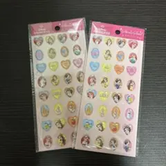 【バラ売りOK】ディズニープリンセス　ストーンシール　2枚セット
