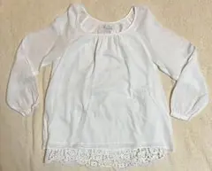 【良品】GAP レディース　コットン長袖　白トップス　XXSサイズ
