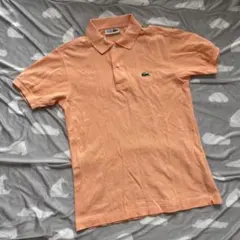 CHEMISE LACOSTE ポロシャツ サーモンピンク　S