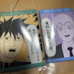 モブサイコ100 原作ランダムスクエア缶バッジ　京まふ　先行　2点