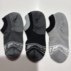 アンクルソックス 3足セット グレー ブラック