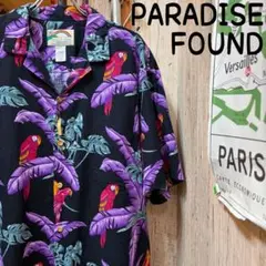 PARADISEFOUND ハワイ製アロハシャツ XL 古着 (2468)