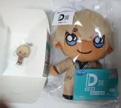 名探偵コナン セガラッキーくじ 一番くじ 安室透 ぬいぐるみ アクリルストラップ