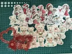 Xmasカット済コラージュシート＆ダイカット素材セット