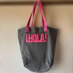 LUDLOWメッシュトートバッグ グレー美品のサムネイル