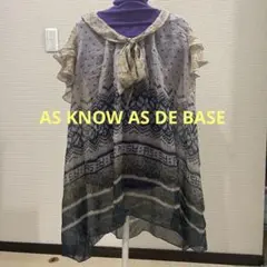 AS KNOW AS DE BASE★ブラウス/プルオーバー
