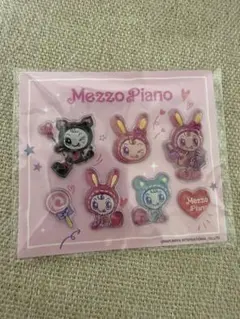 mezzo pianoメゾピアノ　シール　セブンイレブン限定