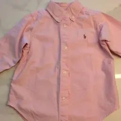 Ralph Lauren 2T ピンク ボタンダウンシャツ
