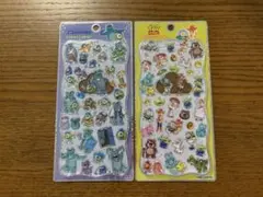 正規品　プチドロップステッカー　モンスターズインク　トイストーリー　計2点