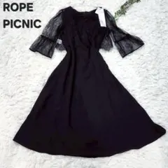 新品　ロペピクニック　レースボレロ　ノースリーブ ワンピース　モンエトワール　黒