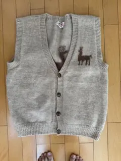 アルパカ　ニットベスト