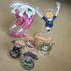 ハイキュー アクリルスタンド キーホルダー セット - メルカリ