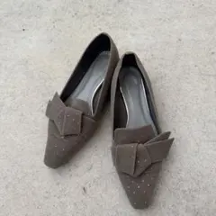 フラットシューズ グレーのサムネイル