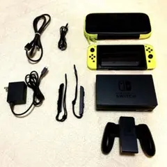 【希少カラー】Nintendo Switch ネオンイエロー フルセット外箱付き