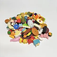 食べ物・動物・キャラクター消しゴム 大量まとめ売り 約100点以上