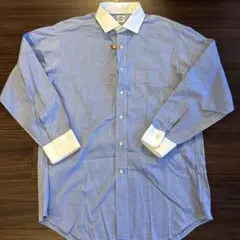 J.PRESS クレリックシャツ ブルー 42-84のサムネイル