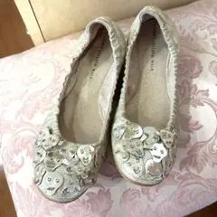 つむりちさと スカルモチーフ フラットシューズ