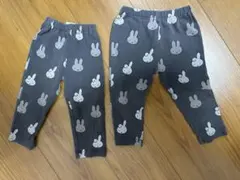 プティマイン　ミッフィー　レギンス　90 双子