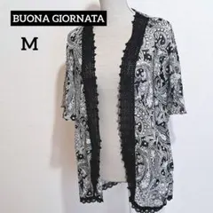 BUONA GIORNATA ペイズリー柄 カーディガン Mのサムネイル