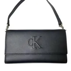 Calvin Klein Jeans ブラックショルダーウォレットバッグ☆新品☆のサムネイル