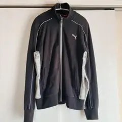 PUMA プーマ トラックジャケット ジャージ 【L】ブラック×グレー