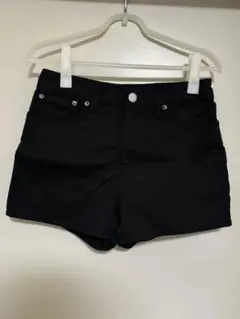 ロデオクラウン黒デニムショートパンツ
