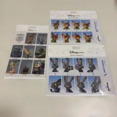 ズートピア ステッカー 証明写真風 ジュディ ニック ディズニーストア