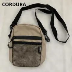 CORDURA コーデュラ ショルダーバッグ アウトドア お出掛けに ベージュのサムネイル