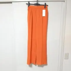 新品★アメリカンホリック 美 接触冷感ストレートパンツ S オレンジのサムネイル